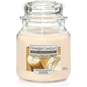 Yankee Candle Vanilla Frosting - Świeca zapachowa beżowa - 340g Media Yankee Candle Vanilla Frosting - Świeca zapachowa beżowa - 340g Media