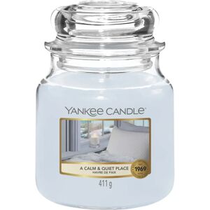Yankee Candle A Calm & Quiet Place Wax Candle - Blue - Candle Yankee Candle A Calm & Quiet Place Wax Candle - Blue - Candle