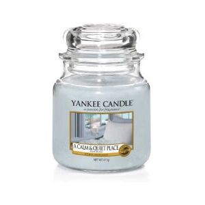 Yankee Candle A Calm & Quiet Place Wax Candle - Blue - Candle Yankee Candle A Calm & Quiet Place Wax Candle - Blue - Candle