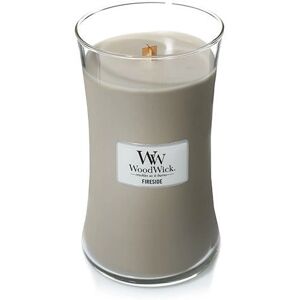 Grande candela a clessidra WoodWick Fireside - cera Grande candela a clessidra WoodWick Fireside - cera