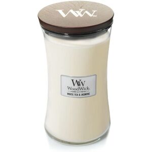 WoodWick White Tea & Jasmine Candle - Relaxing Home Fragrance WoodWick White Tea & Jasmine Candle - Relaxing Home Fragrance
