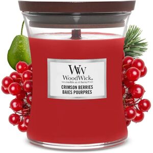 WoodWick Crimson Berries Medium Candle - Candles WoodWick Crimson Berries Medium Candle - Candles