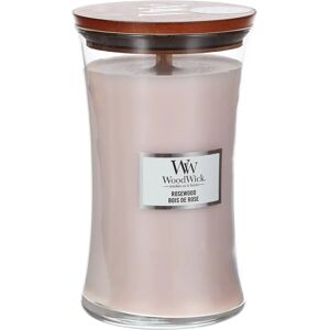 Woodwick Rosewood Scented Candle - Large, Wooden Wick - 609.5 g - Candle Woodwick Rosewood Scented Candle - Large, Wooden Wick - 609.5 g - Candle