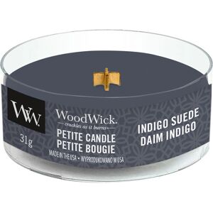 WoodWick - Indigo Suede Petite - 3 Pack - Candle WoodWick - Indigo Suede Petite - 3 Pack - Candle