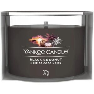 Bougie en cire Yankee Candle Black Coconut - Parfum tropical - 37g Bougie en cire Yankee Candle Black Coconut - Parfum tropical - 37g