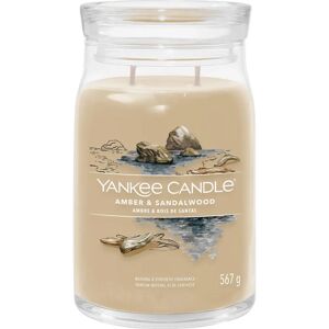 Yankee Candle Amber & Sandalwood Large Jar Candle - Candle Yankee Candle Amber & Sandalwood Large Jar Candle - Candle