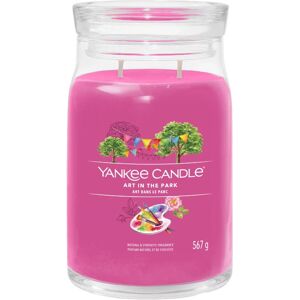 Yankee Candle Art In The Park Pink Floral Candle - Large Jar, 567g Yankee Candle Art In The Park Pink Floral Candle - Large Jar, 567g