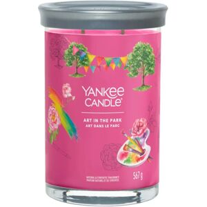 Yankee Candle Podpisany Duży Tumbler Różowy Sztuka w Parku - Świeca Yankee Candle Podpisany Duży Tumbler Różowy Sztuka w Parku - Świeca