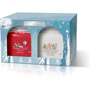 Yankee Candle Merkki Malli - Bright Lights - Joulun ja Valkoisen Kuusen tuoksukynttilät - 2 kpl Yankee Candle Merkki Malli - Bright Lights - Joulun ja Valkoisen Kuusen tuoksukynttilät - 2 kpl