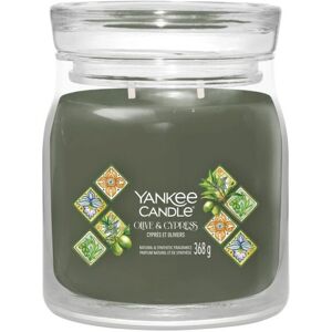 Yankee Candle Olive & Cypress Signature Medium Jar Candle - Bougie Yankee Candle Olive & Cypress Signature Medium Jar Candle - Bougie