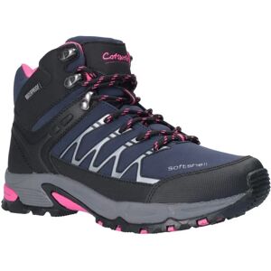 Cotswold Abbeydale Mid Softshell Damen Wanderschuhe - Marine/Schwarz/Fuchsia Cotswold Abbeydale Mid Softshell Damen Wanderschuhe - Marine/Schwarz/Fuchsia