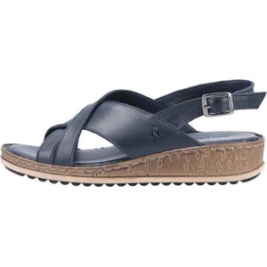 Hush Puppies Elena Cross Over Wedge Sandal - Navy - Womens - Wedge Sandal Hush Puppies Elena Cross Over Wedge Sandal - Navy - Womens - Wedge Sandal