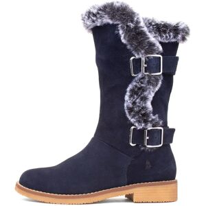 Hush Puppies Women's Megan Mid Calf Boot - Navy Hush Puppies Women's Megan Mid Calf Boot - Navy