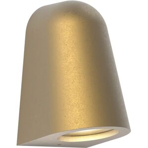 Astro Mast Single Light Outdoor Wall Fitting - Antique Brass - GU10 - 6W LED - IP65 Astro Mast Single Light Outdoor Wall Fitting - Antique Brass - GU10 - 6W LED - IP65