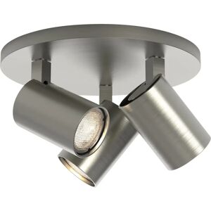 Astro Ascoli Triple Round Ceiling Spotlight - Modern Nickel Finish Astro Ascoli Triple Round Ceiling Spotlight - Modern Nickel Finish
