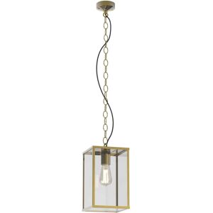 Astro Natural Brass Outdoor Ceiling Pendant - Coastal, E27, 37-185cm Astro Natural Brass Outdoor Ceiling Pendant - Coastal, E27, 37-185cm