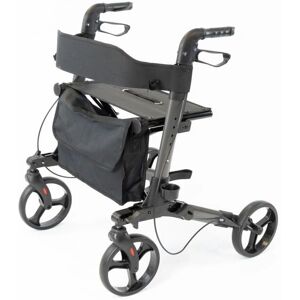 NRS Healthcare 4 Wheel Triple Fold Aluminium Rollator - Walking Frames & Rollators NRS Healthcare 4 Wheel Triple Fold Aluminium Rollator - Walking Frames & Rollators