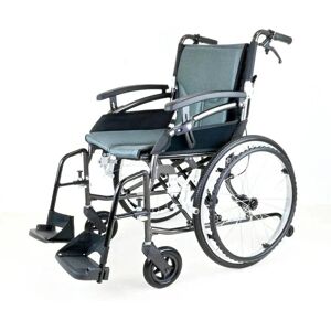 NRS Healthcare - Transit-Lite Self-Propelled Wheelchair - Grey NRS Healthcare - Transit-Lite Self-Propelled Wheelchair - Grey