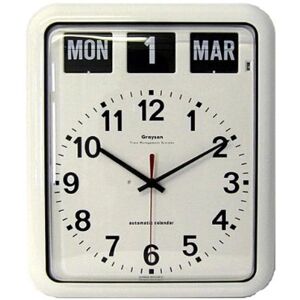 Grayson Large Calendar Wall Clock - Clocks & Watches Grayson Large Calendar Wall Clock - Clocks & Watches