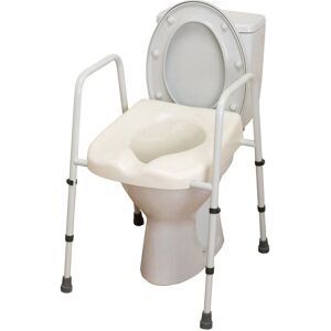 NRS Healthcare Mowbray Toilet Seat & Frame Lite - Supportive, Adjustable, Pre-Assembled NRS Healthcare Mowbray Toilet Seat & Frame Lite - Supportive, Adjustable, Pre-Assembled
