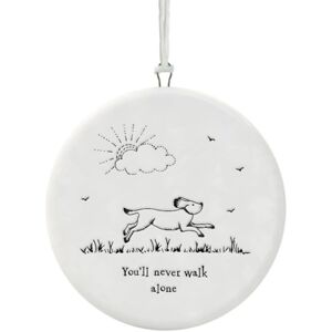 East of India ‘You’ll Never Walk Alone’ Dog Hanger - Keepsake Gift East of India ‘You’ll Never Walk Alone’ Dog Hanger - Keepsake Gift