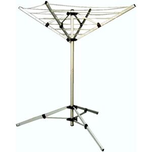 Sunncamp Portable Aluminium Clothes Line - 4 Arm 18m Drying Rack Sunncamp Portable Aluminium Clothes Line - 4 Arm 18m Drying Rack