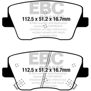 EBC takalevypalatset DP42344R - Hyundai i30 III EBC takalevypalatset DP42344R - Hyundai i30 III