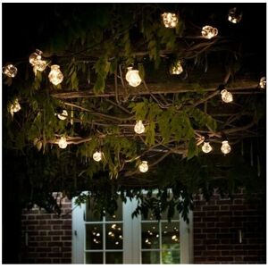 Garden Trading Black Festoon Lights - 20 Bulbs - Festoon Lights Garden Trading Black Festoon Lights - 20 Bulbs - Festoon Lights