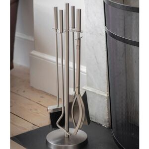 Garden Trading Ebrington Fireside Tool Set - Silver - Wood Burning Stove Accessory Garden Trading Ebrington Fireside Tool Set - Silver - Wood Burning Stove Accessory
