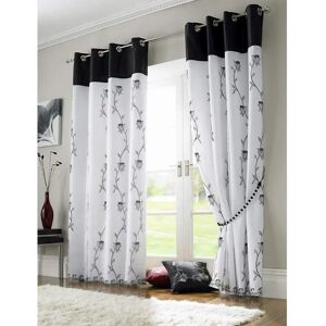 Livinluxury Tahi Fully Lined Black Curtains - Curtain Livinluxury Tahi Fully Lined Black Curtains - Curtain