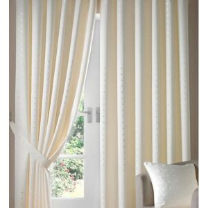 Livinluxury Madi Cream Fully Lined Pencil Pleat Curtains - Curtains Livinluxury Madi Cream Fully Lined Pencil Pleat Curtains - Curtains