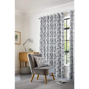 Alan Symonds Skandi Geometric Jacquard Fully Lined Eyelet Curtains - Curtains Alan Symonds Skandi Geometric Jacquard Fully Lined Eyelet Curtains - Curtains