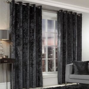 Alan Symonds Charcoal Fully Lined Eyelet Curtains - Curtains Alan Symonds Charcoal Fully Lined Eyelet Curtains - Curtains