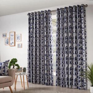 Alan Symonds Skandi Geometric Jacquard Fully Lined Eyelet Curtains - Curtains Alan Symonds Skandi Geometric Jacquard Fully Lined Eyelet Curtains - Curtains