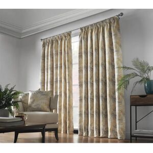 Alan Symonds Fiji Yellow Pencil Pleat Curtains - Curtains Alan Symonds Fiji Yellow Pencil Pleat Curtains - Curtains