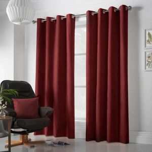 Livinluxury Velvet Chenille Curtains - Pair Red - 142cm x 183cm - Room Darkening Livinluxury Velvet Chenille Curtains - Pair Red - 142cm x 183cm - Room Darkening