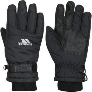 Trespass Black Ruri Kids Gloves - Warm Winter Snow Skiing - 8-10Y Trespass Black Ruri Kids Gloves - Warm Winter Snow Skiing - 8-10Y