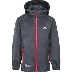 Trespass Qikpac X Waterproof Kids Jacket - Grey - 5-6 Yrs Trespass Qikpac X Waterproof Kids Jacket - Grey - 5-6 Yrs
