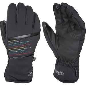 Trespass Kay Lightly Padded Elasticated Ski Gloves - Black Trespass Kay Lightly Padded Elasticated Ski Gloves - Black