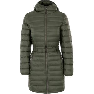 Trespass Womens Green Longline Padded Jacket - Coat Trespass Womens Green Longline Padded Jacket - Coat
