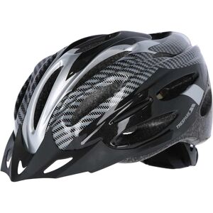 Trespass Crankster MTB Helmet - Black Silver Trespass Crankster MTB Helmet - Black Silver