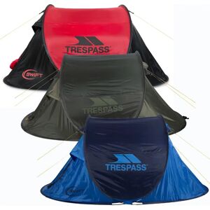 Trespass Swift2 Waterproof 2-Person Pop Up Tent - Blue Trespass Swift2 Waterproof 2-Person Pop Up Tent - Blue