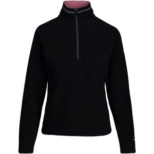 Trespass Skylar Halv-zip fleece - Sort Lys Mulberry - Udendørs Gå-trøje Trespass Skylar Halv-zip fleece - Sort Lys Mulberry - Udendørs Gå-trøje