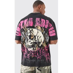 boohooman Men's Oversize Naht-Detail T-Shirt - Schwarz - XS - T-Shirt boohooman Men's Oversize Naht-Detail T-Shirt - Schwarz - XS - T-Shirt