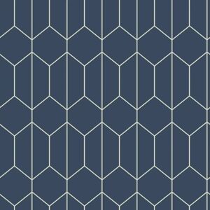 Arthouse Linear Geo Navy - Wallpaper Arthouse Linear Geo Navy - Wallpaper