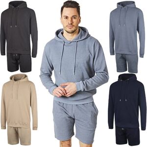 RIPT Essentials Waffle Texture Hooded Top & Shorts Set - Clothing Set RIPT Essentials Waffle Texture Hooded Top & Shorts Set - Clothing Set