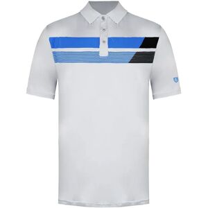 Island Green Grijs gemêleerde asymmetrische golfpoloshirt - Golf Island Green Grijs gemêleerde asymmetrische golfpoloshirt - Golf
