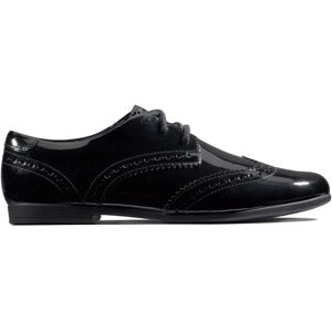 Clarks Kids Scala Lace Leather Shoes - Black - School Type Clarks Kids Scala Lace Leather Shoes - Black - School Type