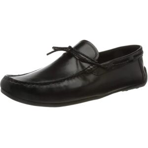 Clarks Reazor Boat Slip-On Black Leather Men’s Shoes - Shoe Clarks Reazor Boat Slip-On Black Leather Men’s Shoes - Shoe