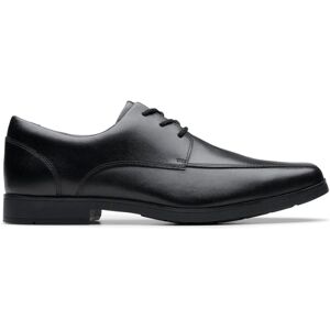 Clarks Boy's Scala Step Y Black Leather School Shoes - School Shoes Clarks Boy's Scala Step Y Black Leather School Shoes - School Shoes
